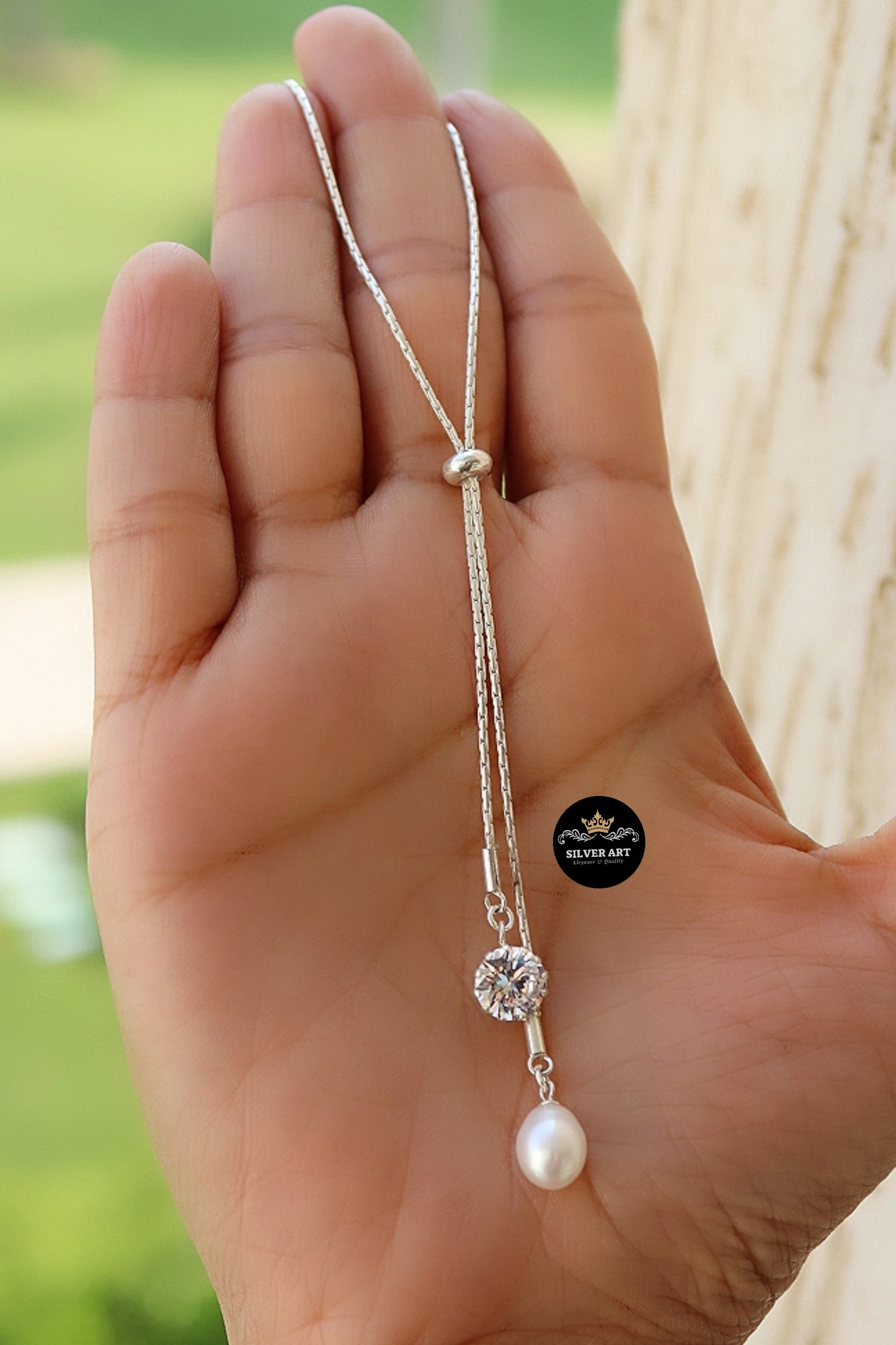 Adjustable Length Thai Silver Necklace