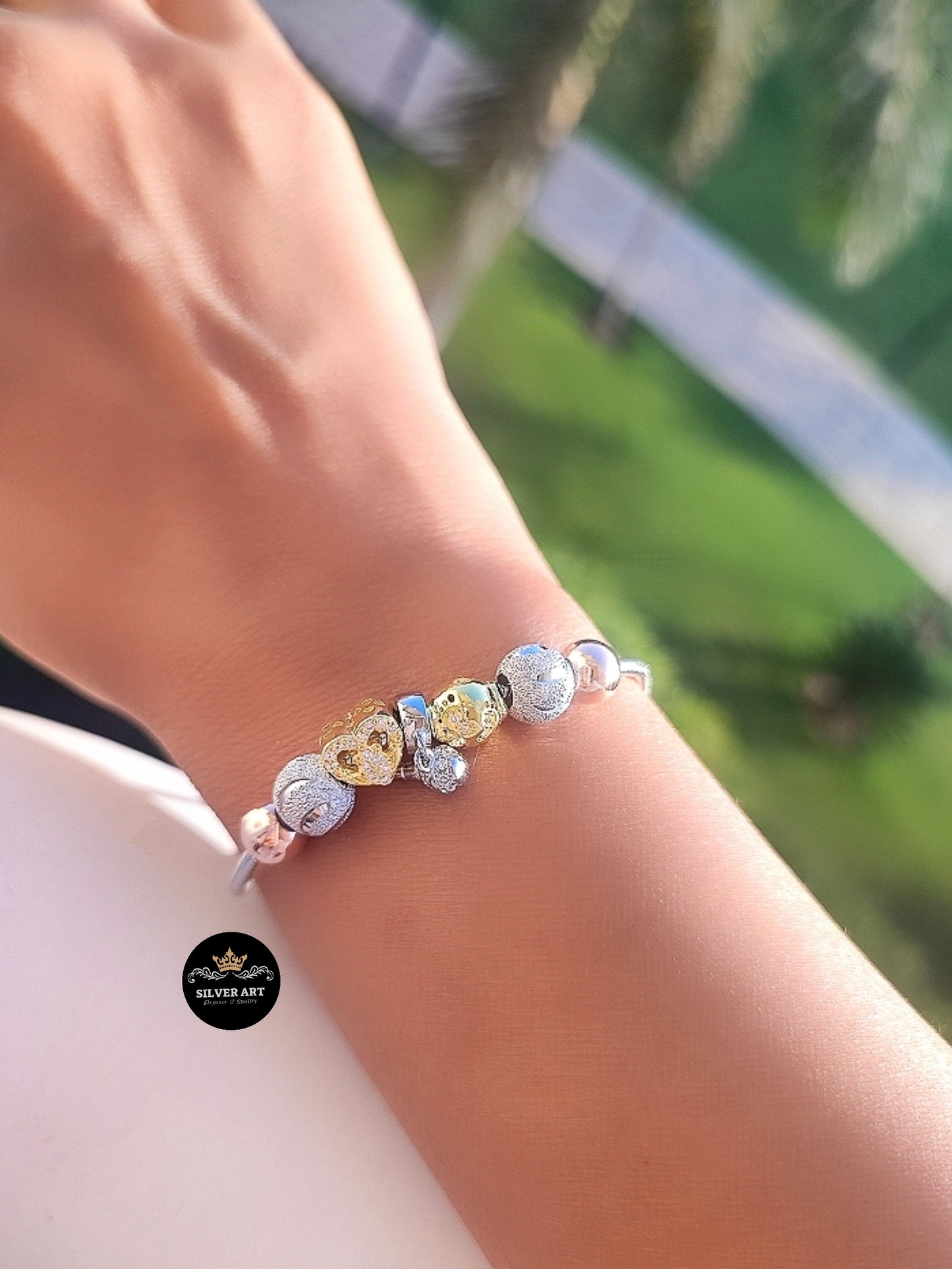 Sterling Silver Multi Colors Bracelet