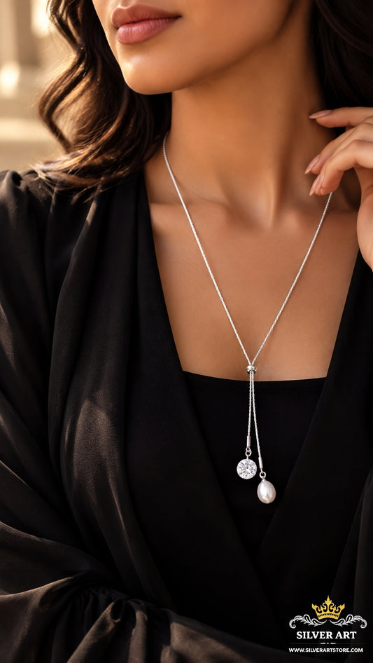 Adjustable Length Thai Silver Necklace