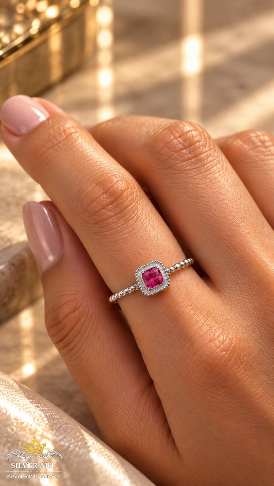Silver Ring Size 17