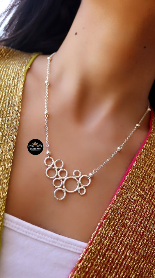 Circles Beaded Necklace