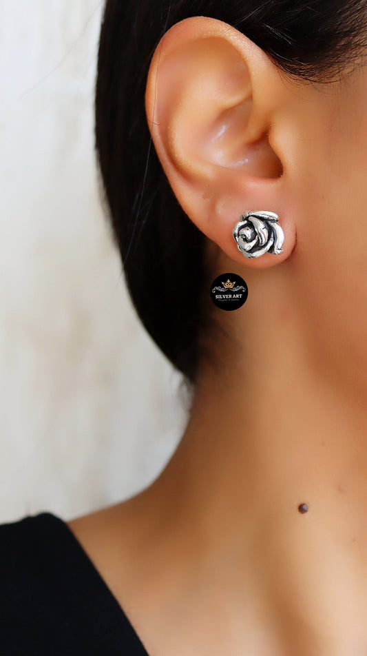 Vintage Thai Silver Earrings