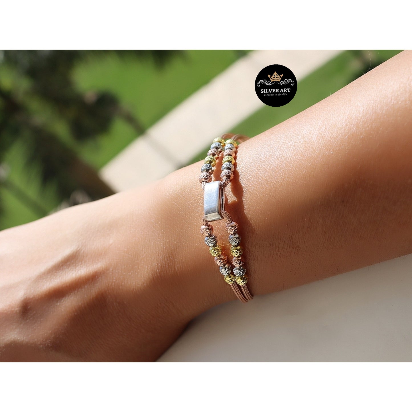 Sterling Silver Multi Colors Bracelet