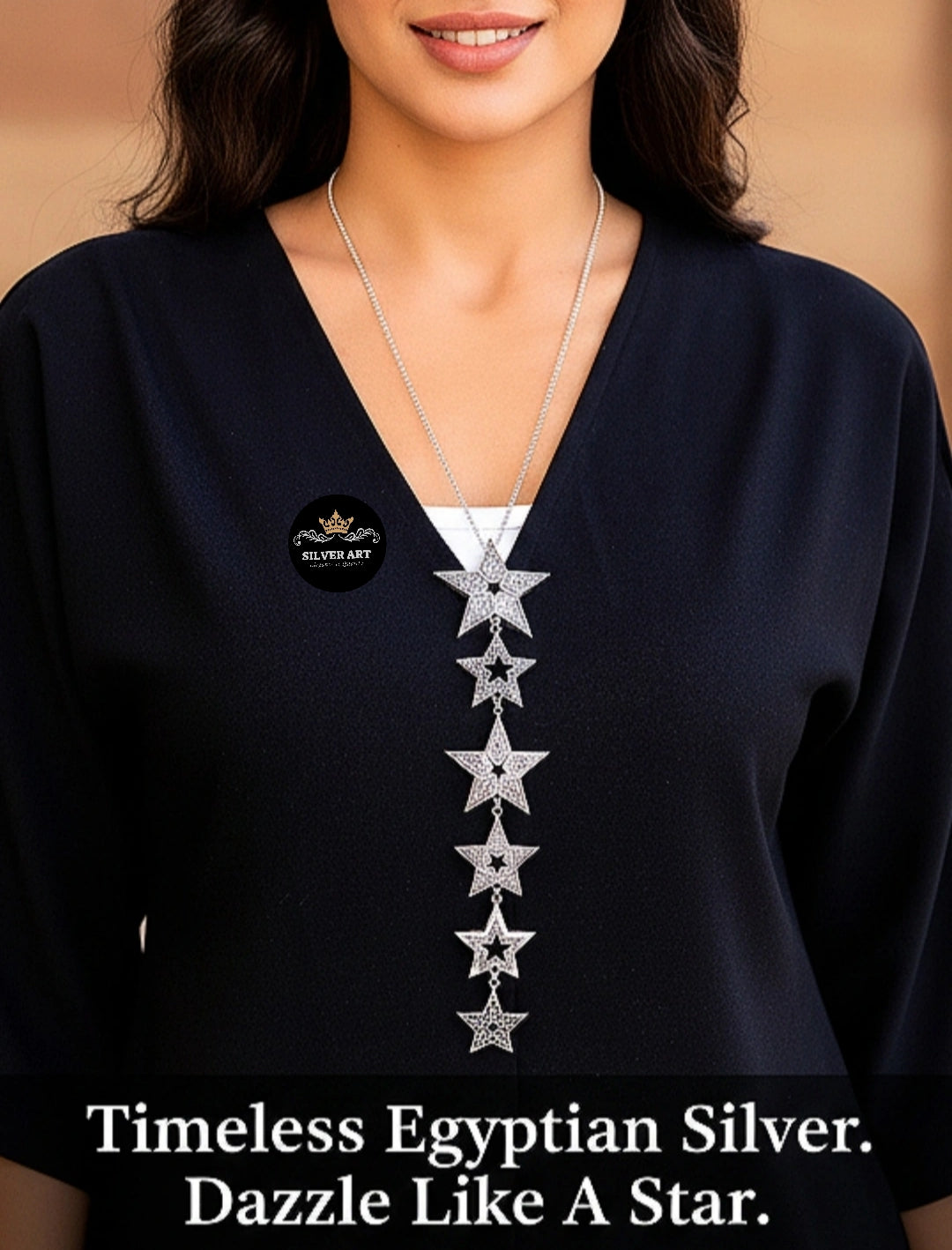 Dangling Twinkle Star Necklace