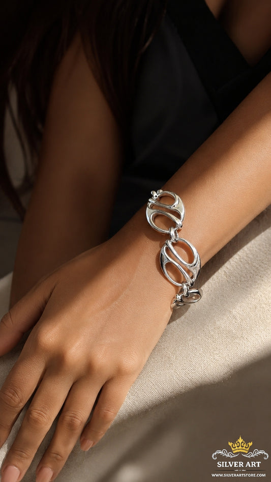 Vintage Thai Silver Bracelet