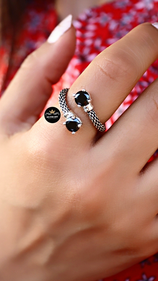 Black Stone Ring