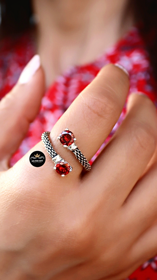 Red Stone Ring