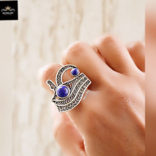 Horus Blue Eye Ring