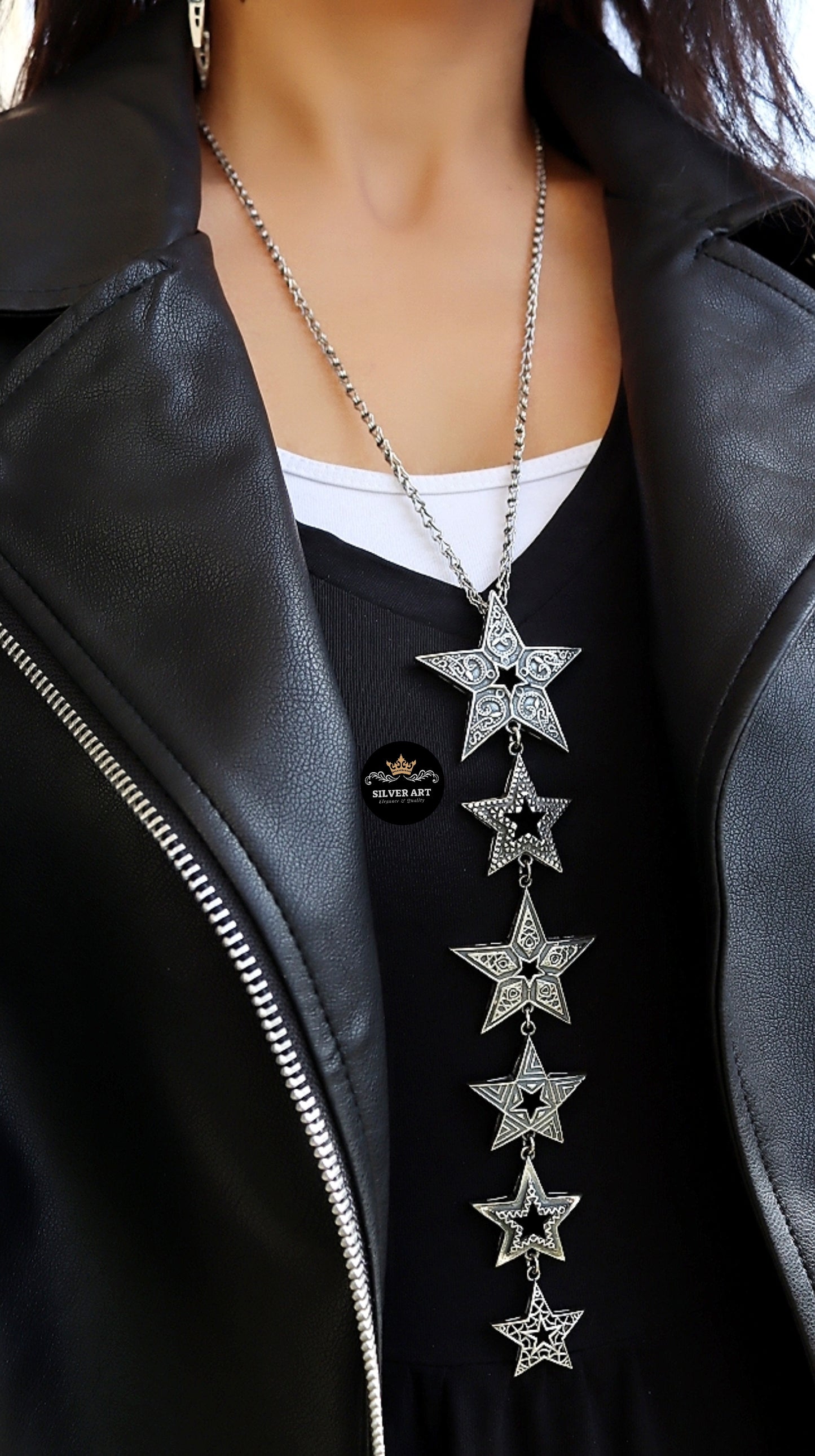 Dangling Twinkle Star Necklace